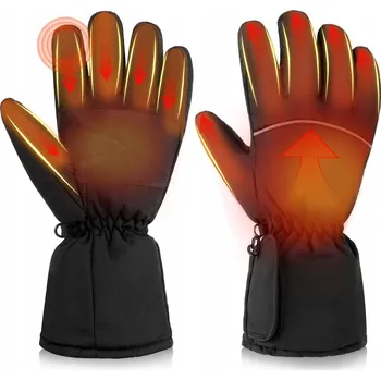 Rukavice VYHŘÍVANÉ RUKAVICE 5V 4000MAH S DOTYKOVÝMI PRSTY A VODĚODOLNOU MEMBRÁNA