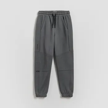 Chlapecké kalhoty Reserved - Bavlněné jogger kalhoty - tmavě šedá - 167FI-90X - 167FI-90X-134