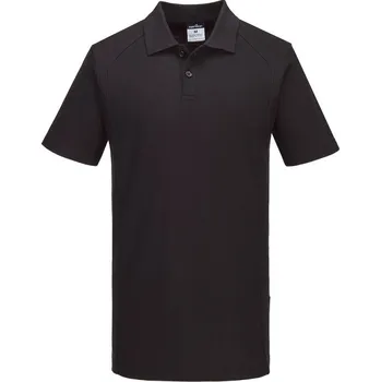 Pánské tričko PORTWEST Polokošile CD812 WX2, krátký rukáv POR-CD812BKRXXL 2XL Černá