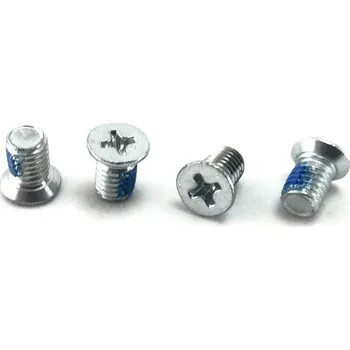 Příslušenství na snowboard Šroubky Nitro Buckle Mounting Screw M5x6 silver 4 pcs - Odesíláme do 24 hodin
