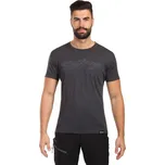 Pánské tričko z Merino vlny KILPI SLOPER L Tmavě šedá, Šedá