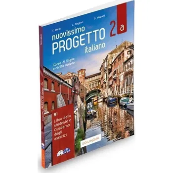 Italský jazyk Nuovissimo Progetto italiano 2a/B1 Libro dello studente e Quaderno degli esercizi DVD vide