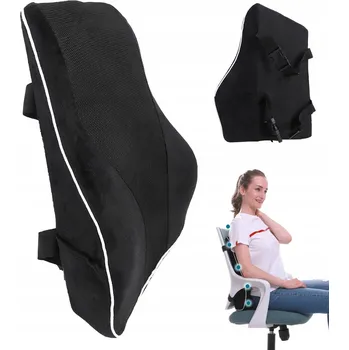 Polštář ORTOPEDICKÝ POLŠTÁŘ BEDERNÍ OPĚRKA DO AUTA / BEDERNÍ PODPORA