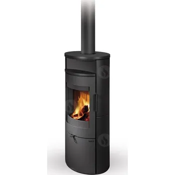 Krbová kamna ROMOTOP krbová kamna LUGO N 01 keramika - Cherry 75705