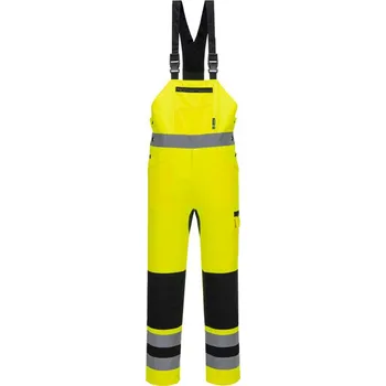 montérky PORTWEST Kalhoty WX2 Eco CD852 s laclem, reflexní POR-CD852YBR5XL Žlutá/černá 5XL