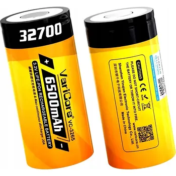 Akumulátor baterie VariCore VC-3265 LIFE-PO4 32700 Li-ion 3.2 V 6500 mAh 2ks