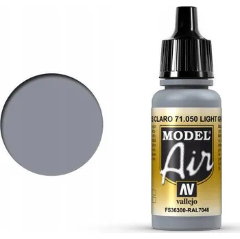 Modelářská barva Barva Vallejo Model Air Light Gray (Světle šedá)