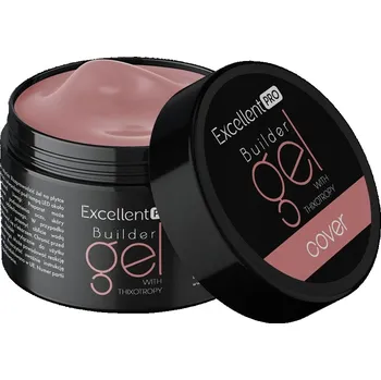 Lak na nehty Excellent PRO jednofázový gel na nehty LED/UV béžový obal 50 g