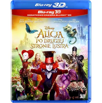 Blu-ray film Alicja po drugiej stronie lustra (2BD 3-d) BLU-RAY Blu-ray 3D disk