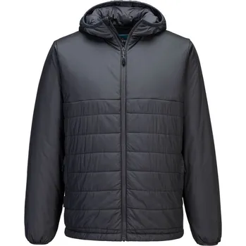 pracovní bunda PORTWEST Bunda S608 Professional Hooded Insulated Baffle POR-S608MGRXXL 2XL Šedá metal