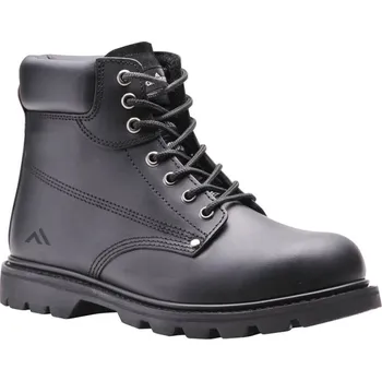 Pracovní obuv PORTWEST Obuv FW16 Steelite Welted Safety SBP HRO, kotníková s ocelovou špicí a stélkou POR-FW16BKR43 Černá 43