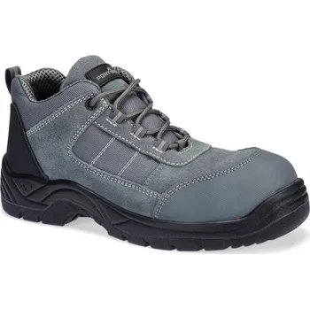 Pracovní obuv PORTWEST Obuv FC24 S1, polobotka s kompozitní špicí POR-FC24MGR48 48 Šedá metal