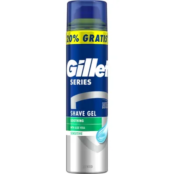 Gel na holení Gillette pro citlivou pokožku s aloe vera 240 ml