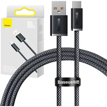 Kabel Baseus Dynamic Series USB – USB-C kabel 100W 1m šedý (CALD000616)