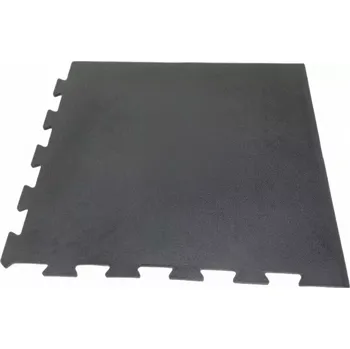 Venkovní dlažba Gumová zátěžová podlaha (puzzle - roh) FLOMA RT10 - 63 x 63 x 0,9 cm