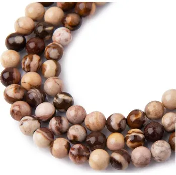 Korálek Korálky z minerálu Jaspis zebra 6 mm