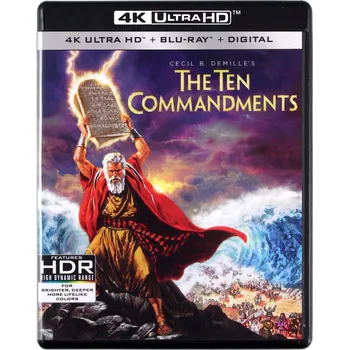 Blu-ray film The Ten Commandments Blu-ray disk