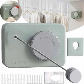 VYSOUVACÍ SUŠÁK NA PRÁDLO PŘENOSNÁ ŠŇŮRA NA PRÁDLO DO INTERIÉRU 4.2M