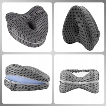 Polštář ORTOPEDICKÝ POLŠTÁŘ VE TVARU SRDCE 4D MEZI KOLENA SEPARÁTOR NOHOU