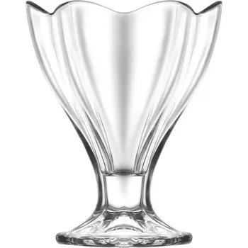 Sklenice Pohár Lily, LAV, skleněný, na zmrzlinu a dezert, 250 ml, 100x127 mm, bal. 6 ks