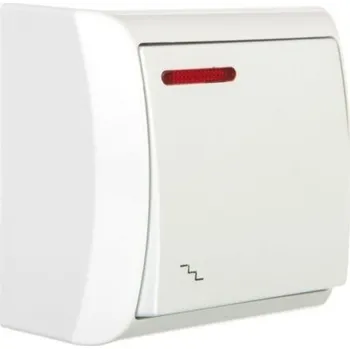 vypínač Schodišťový vypínač Klasik Ospel bílý ŁN-3BS/00