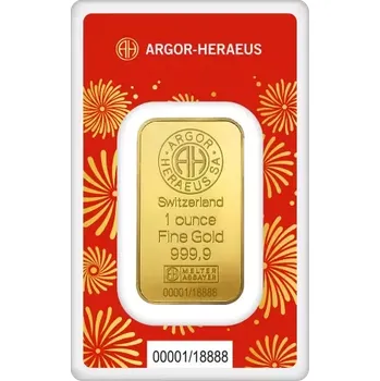 Sběratelství Argor-Heraeus 31,1g investiční zlatý slitek Rok Hada | 2025