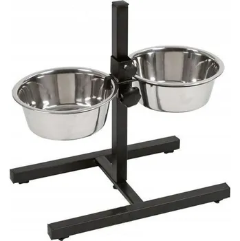 Miska pro psa Barry King Nastavitelný Stojan na misky pro Psa z nerezové oceli 2 x 2,8 l