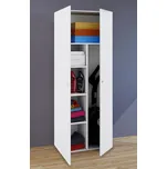 VCM Úklidová skříňka Vandol ll s dvířky, bílá 486515