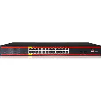 Switch Getfort 24GE+2SFP gigabitový 400W PoE Switch