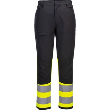 montérky PORTWEST Kalhoty WX2 CD888 Eco Hi-Vis třídy 1 do pasu, výstražné POR-CD888YBR41 41 Žlutá/černá