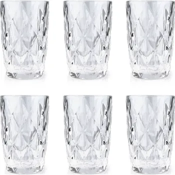 Sklenice Sklenice na vodu, limonádu a drinky AFFEK DESIGN ELISE VYSOKÉ CLEAR 300&nbsp;ml 6&nbsp;ks