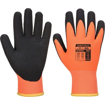 Pracovní rukavice PORTWEST Rukavice Thermo Pro Ultra AP02, zateplené POR-AP02O8RL L Oranžová/černá
