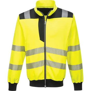pracovní mikina PORTWEST Mikina PW370 Hi-Vis, reflexní POR-PW370YBRXXXL 3XL Žlutá/černá