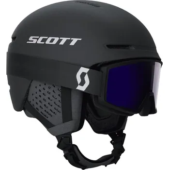 SCOTT Lyžařská helma s brýlemi Track + Factor Pro 2024/2025 Černá S Unisex, Pánské