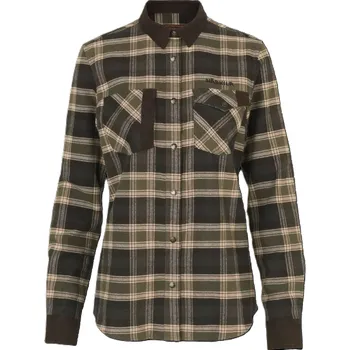 Dámská košile Značka Härkila HÄRKILA Aivak L/S dámská košile Barva: Olive green- Olivově zelená, Velikost oblečení HA: M