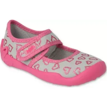 Dívčí bačkory Dívčí balerínky BEFADO 123X070 - velikost 26 - Velikost 26