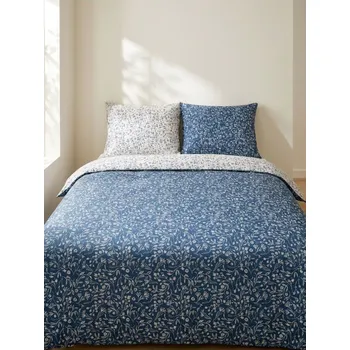 Povlečení Sinsay - Obojstranná sada vzorovaného povlečení - indigo - 111GU-57X - 111GU-57X-ONE