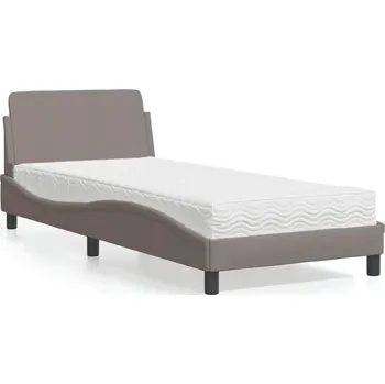 Postel Postel s matrací Dover taupe 80 x 200 cm textil - 8721012347717