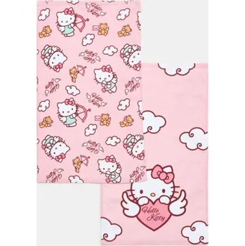 Dívčí tričko Sinsay - Ručníky Hello Kitty 2 kusy - vícebarevná - 062GL-MLC - 062GL-MLC-ONE