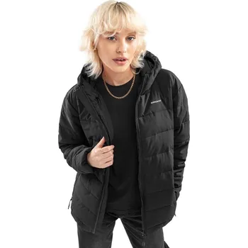 SIROKO Dámská voděodolná prošívaná bunda Shelter-W SIROKO S ČERNÁ|ČERVENÁ