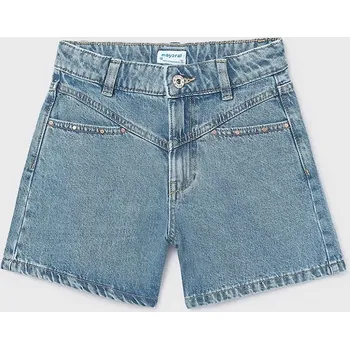 Oblečení a móda Dětské riflové kraťasy Mayoral 6202.8C.Junior.PPY2 modrá 55X, vel. 162