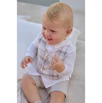 Kojenecká sada Mayoral Newborn 1269.1L.Newborn.PPY2 béžová 12X, vel. 70