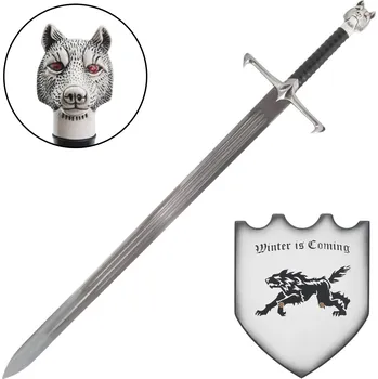 Sběratelství Meč Game of Thrones Longclaw Jon Snow plaketa