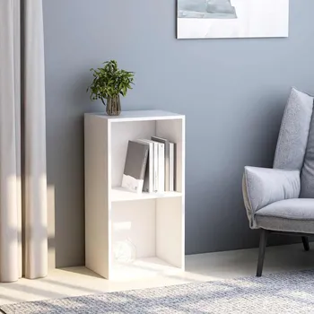 Knihovna Knihovna bílá 40x30x76,5 cm kompozitní dřevo - 8719883815404