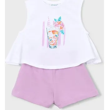 Chlapecká bunda Dětská bavlněná souprava Mayoral 3228.6L.Mini.PPY2 fialová 40X, vel. 104