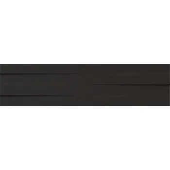 Dlažba Obklad do koupelny nebo kuchyně barevný Isola Capri Black 7,5x30 cm