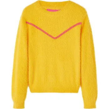 Chlapecké oblečení Dětský svetr pletený tmavě okrový 104 - 8721012129306