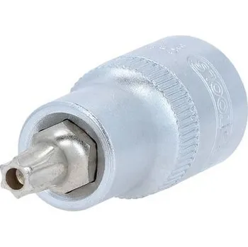 Gola hlavice KS Tools Nástrčný ořech s bitem 1/2", profil Torx, s čelním otvorem, TB40 911.1375