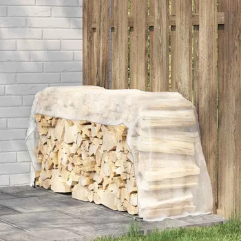 Krycí plachta vidaXL Čirá plachta s oky 1x3 m polyethylen [4018496]