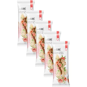 The Eliré plněné proteinové tyčinky - kokosové s kešu-kokosovou náplní v bílé čokoládě 5x30g